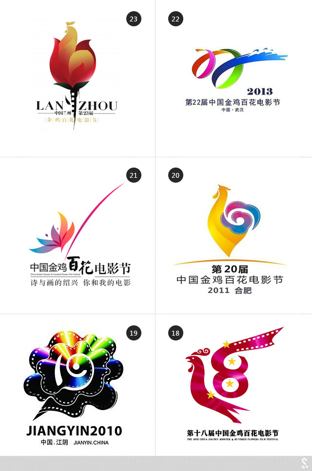 深圳VI设计分享之第23届金鸡百花电影节LOGO和吉祥物发布