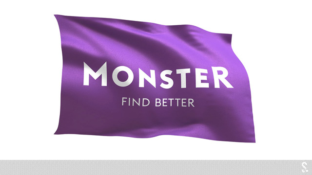  深圳VI设计分享之全球规模最大的招聘网站Monster新LOGO