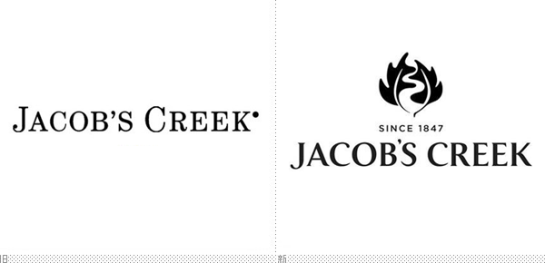 深圳VI设计分享之澳洲葡萄酒品牌JACOB’S CREEK新标志形象设计