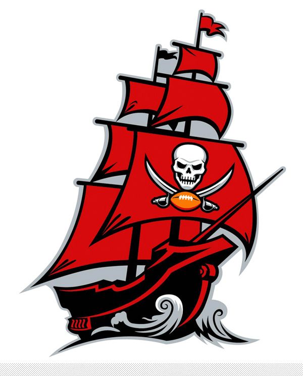 深圳VI设计分享之坦帕湾海盗（Tampa Bay Buccaneers）启用新LOGO