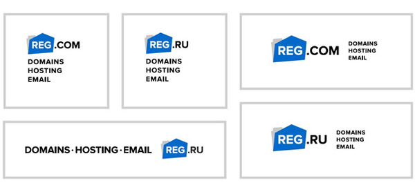深圳VI设计分享之俄罗斯域名和网站服务商REG.RU新LOGO