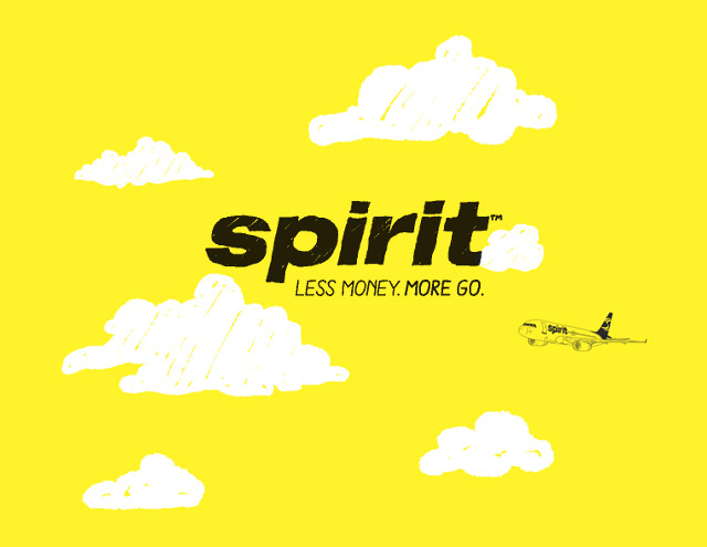 美国精神航空公司spiritairlines新品牌形象设计深圳品牌设计