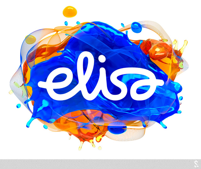 芬兰知名电信运营商 Elisa 新品牌形象设计标志----深圳品牌设计