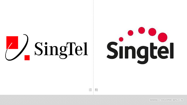 新加坡电信（SingTel）启用新品牌标志形象----深圳品牌设计