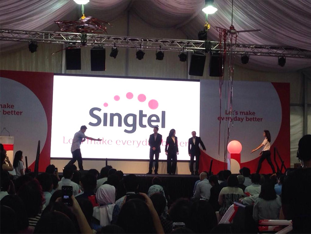 新加坡电信（SingTel）启用新品牌标志形象----深圳品牌设计