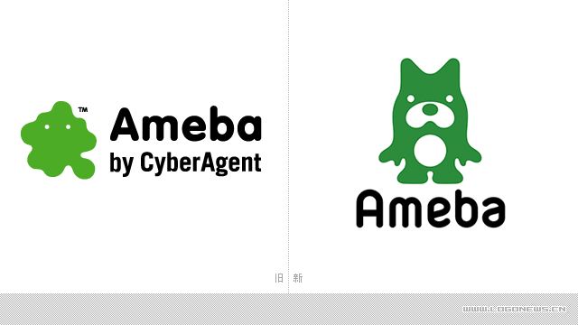 日本CyberAgent公司和Ameba同时启动新品牌VI设计