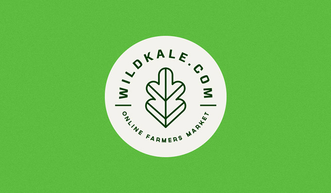 Wildkale线上农贸VI设计案例