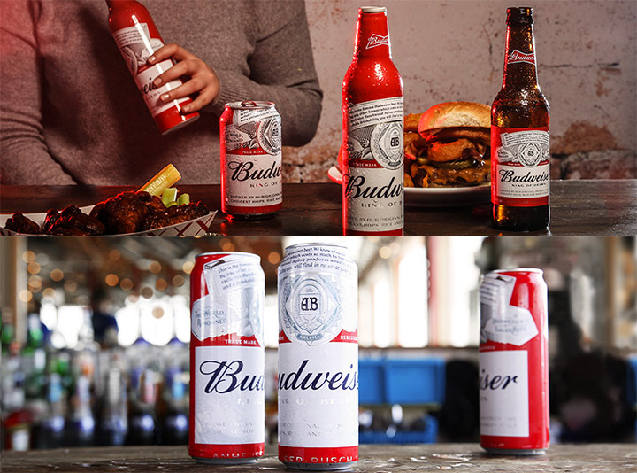 百威啤酒（Budweiser）启用新VI设计和新包装